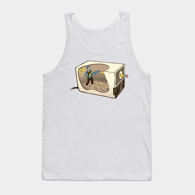 Sharpener Tank Top by bennyd302